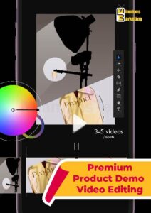 Premium Product Demo Video Editing Services