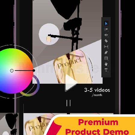Premium Product Demo Video Editing Services