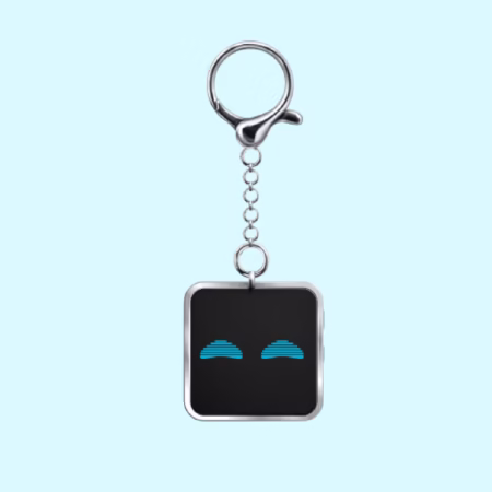 Robot Face Square Keychain - Minnions Marketing
