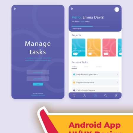 Android App UI/UX Design