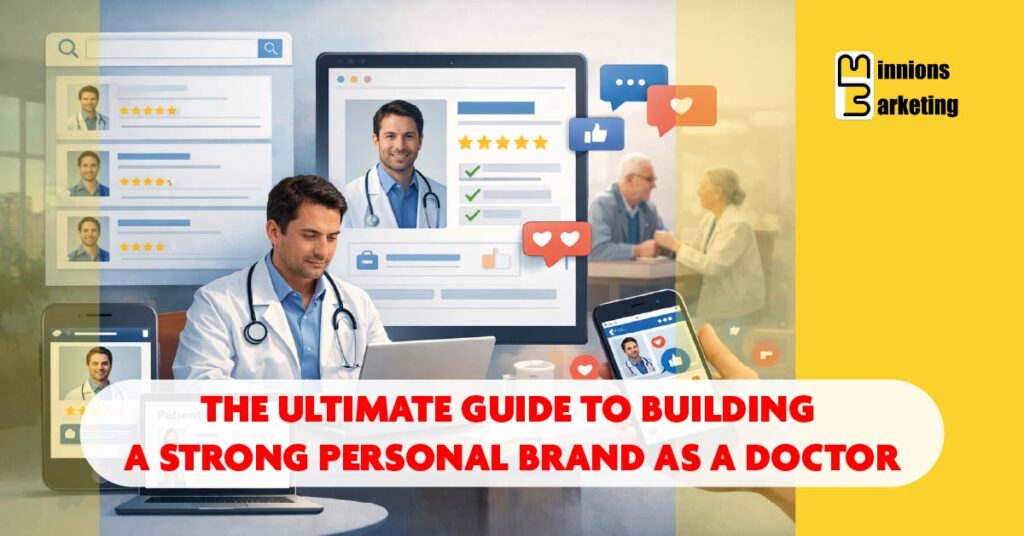 Building personal branding for doctors using digital platforms, online reviews, social media presence, and patient engagement strategies.